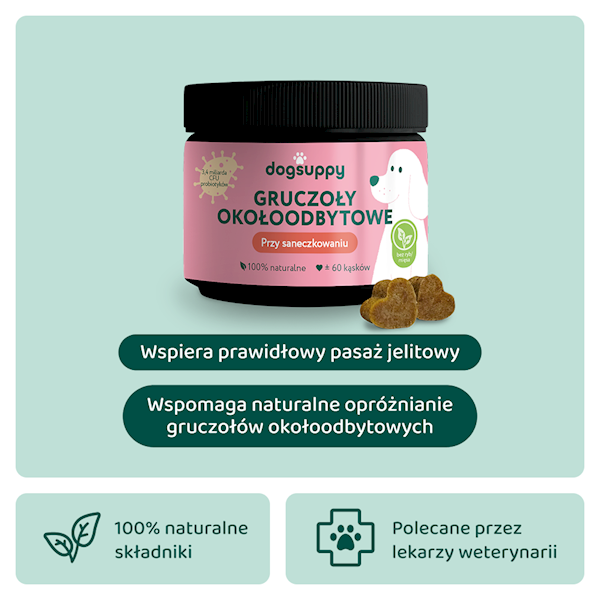 DOGSUPPY GRUCZOŁY OKOŁOODBYTOWE 180G