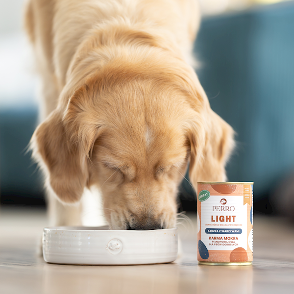 PERRO LIGHT  MONOBIAŁKOWA KACZKA Z WARZYWAMI 400G