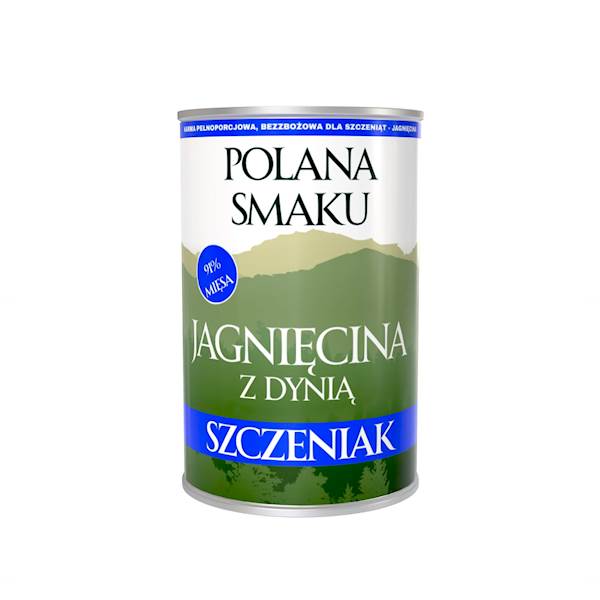 POLANA SMAKU SZCZENIAK JAGNIĘCINA Z DYNIĄ 400G