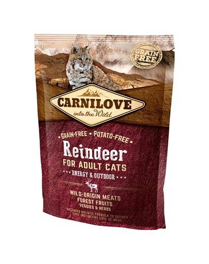 CARNILOVE CAT REINDEER ENERGY&OUTDOOR 400G