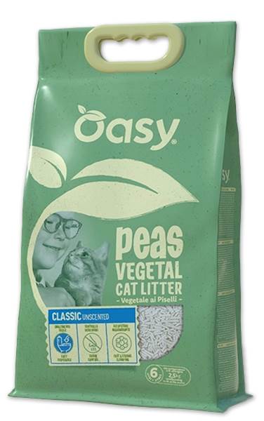 OASY CAT VEGETAL PEAS CLASSIC (ŻWIREK ROŚLINNY) 6L