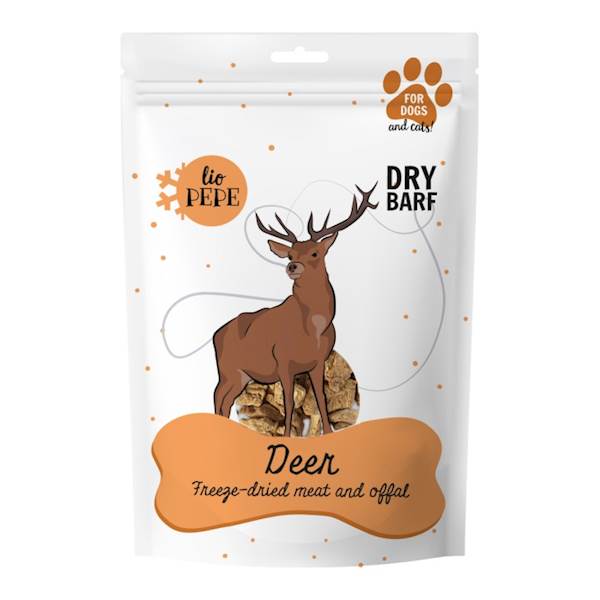 PEPE LIOFILIZOWANE PRZYSMAKI DEER (MIĘSO JELENIA) 60G