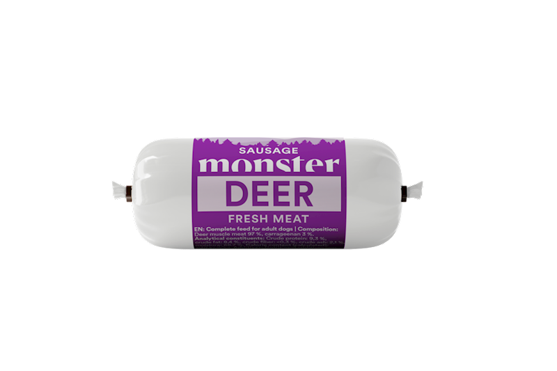 MONSTER DOG SAUSAGE DEER (KIEŁBASKA Z JELENIA) 80G