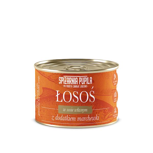 SPIŻARNIA PUPILA ŁOSOŚ Z MARCHEWKĄ 410G