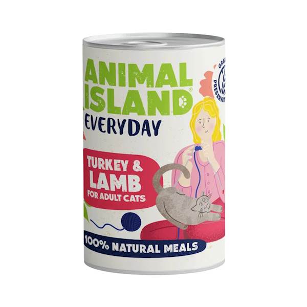 ANIMAL ISLAND CAT EVERYDAY INDYK I JAGNIĘCINA (MUS) 400G