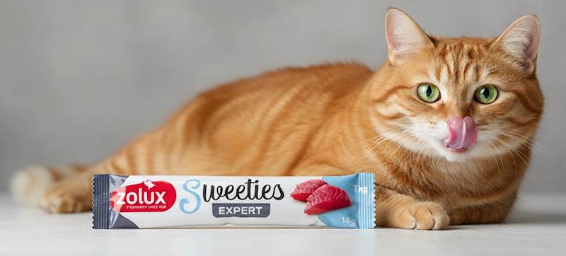 ZOLUX SWEETIES KREMOWY PRZYSMAK DLA KOTA Z TUŃCZYKIEM 14G