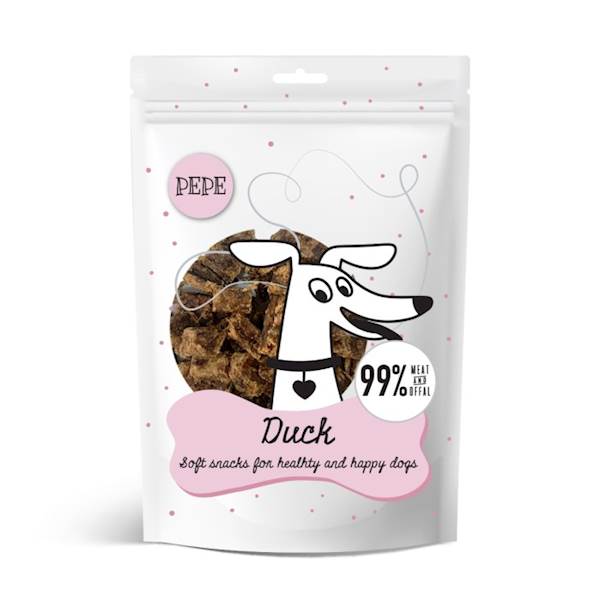 PEPE SOFT SNACKS FOR DOGS DUCK (KACZKA) 70G