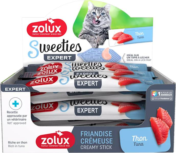 ZOLUX SWEETIES KREMOWY PRZYSMAK DLA KOTA Z TUŃCZYKIEM 14G