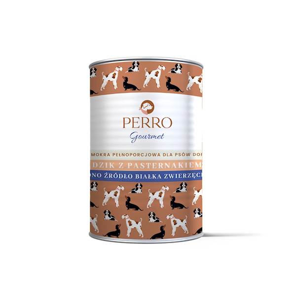 PERRO GOURMET DZIK Z PASTERNAKIEM 400G