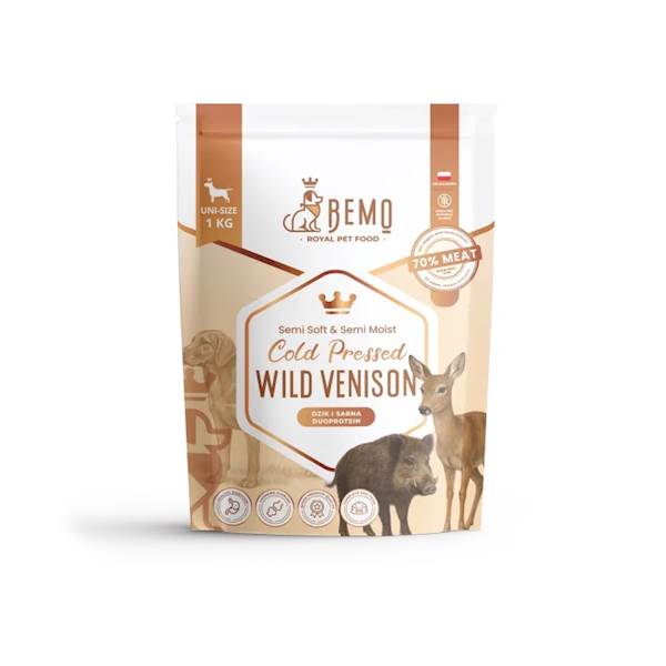 BEMO COLD PRESSED WILD VENISON (DZICZYZNA I SARNINA) 1KG