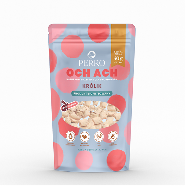 PERRO OCH ACH PRZYSMAKI LIOFILIZOWANE KRÓLIK 40G