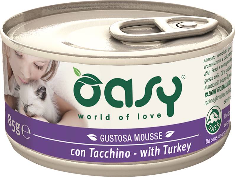 OASY CAT CAPRICE MOUSSE Z INDYKIEM 85G