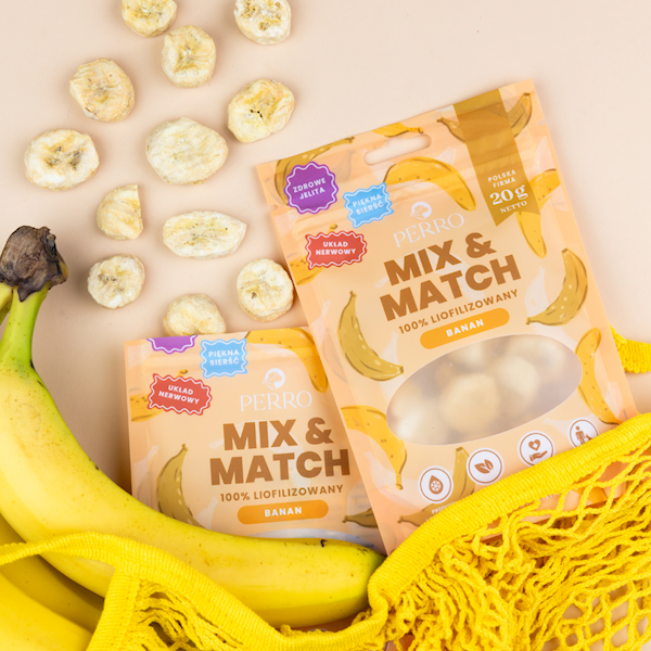 PERRO MIX&MATCH PRZYSMAKI LIOFILIZOWANE BANAN 20G