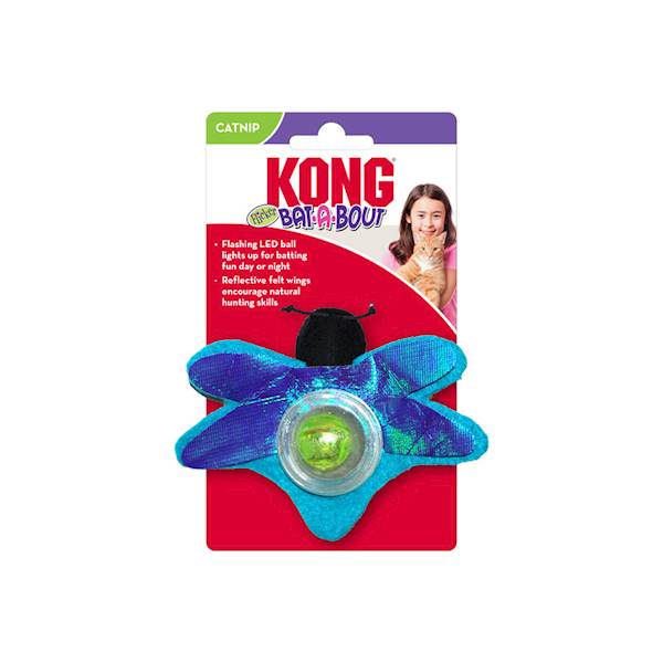 KONG CAT BAT-A-BOUT FLICKER FIREFLY ASSORTED