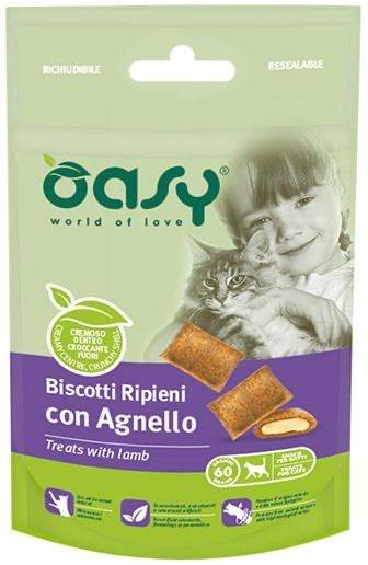 OASY CAT CIASTECZKA Z JAGNIĘCINĄ 60G