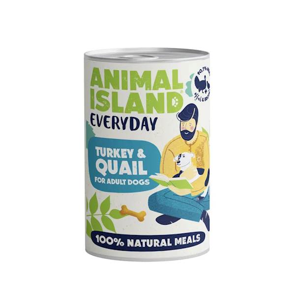ANIMAL ISLAND DOG EVERYDAY INDYK I PRZEPIÓRKA (PASZTET) 400G