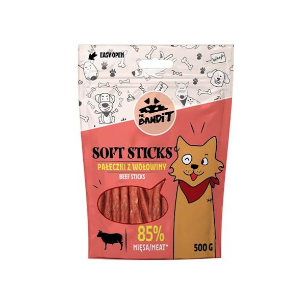 MR. BANDIT SOFT STICK Z WOŁOWINĄ 500G