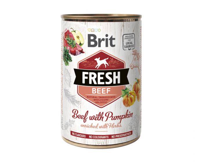 BRIT FRESH DOG BEEF WITH PUMPKIN 400G
