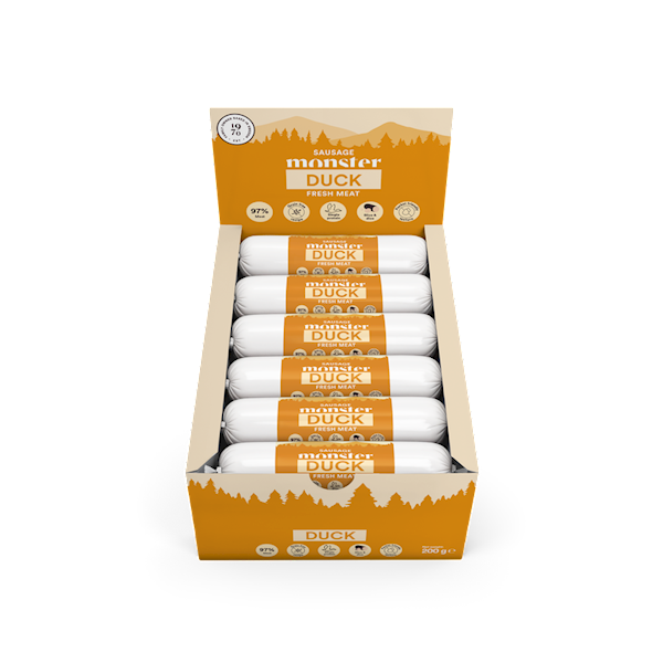 MONSTER DOG SAUSAGE DUCK (KIEŁBASKA Z KACZKI) 200G