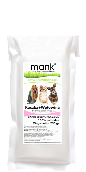 MANK KACZKA I WOŁOWINA 250G