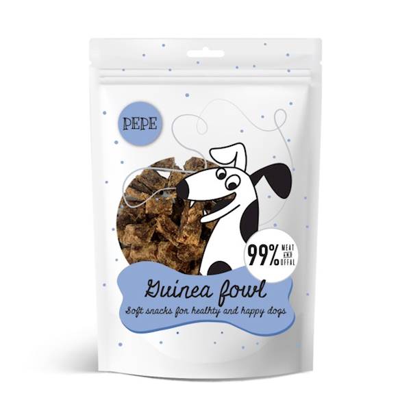 PEPE SOFT SNACKS FOR DOGS GUINEA FOWL (PERLICZKA) 70G