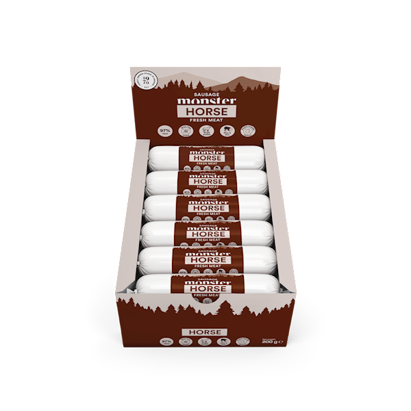 MONSTER DOG SAUSAGE HORSE (KIEŁBASKA Z KONINY) 200G