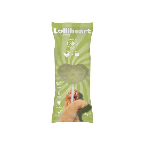 M-PETS LOLLIHEART (LIZAK DLA KOTA) KURCZAK I JABŁKO 4G