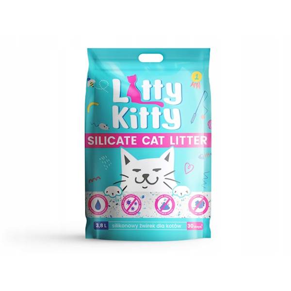 PETMEX LITTY KITTY ŻWIREK SILICAT 3,8L