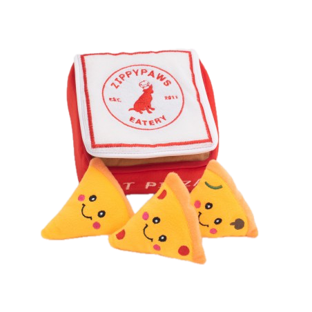 ZIPPY PAWS PLUSZOWA NORKA PUDEŁKO PIZZY