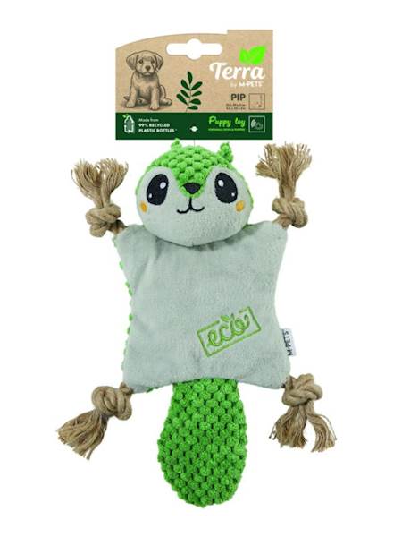 M-PETS ECO TERRA PUPPY PIP (ZIELONA WIEWIÓRKA)