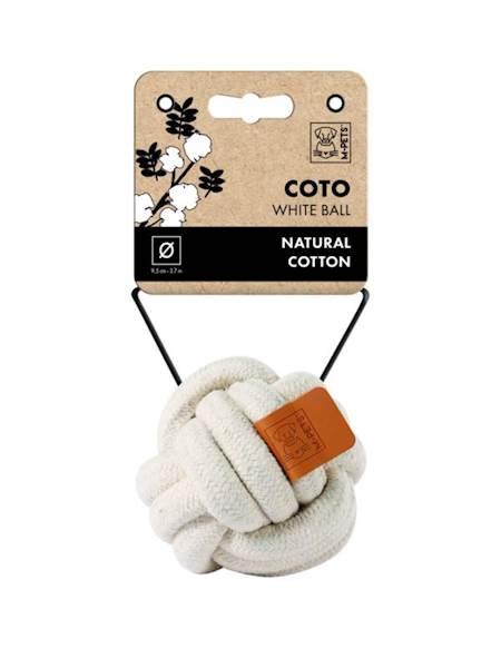 M-PETS COTO WHITE BALL 9,5CM