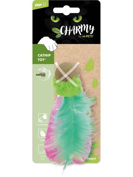 M-PETS CHARMY CAT CATNIP-TOY FIREFLY
