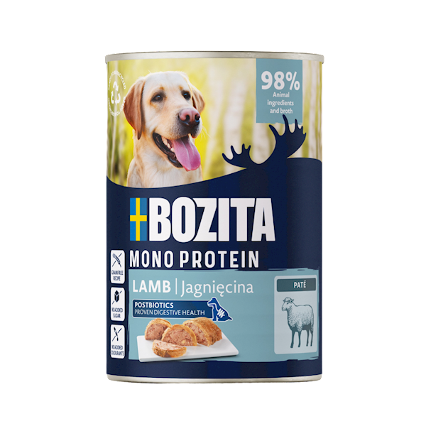BOZITA PIES MONOPROTEIN JAGNIĘCINA PUSZKA 400G