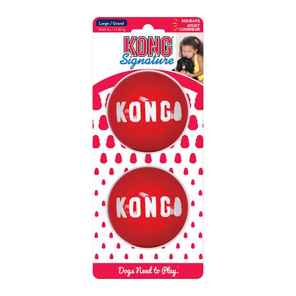 KONG DOG SIGNATURE BALLS LARGE 2SZT