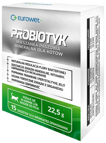 EUROWET PROBIOTYK DLA KOTA 1X1,5G