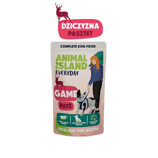 ANIMAL ISLAND DOG EVERYDAY DZICZYZNA (PASZTET) 150G