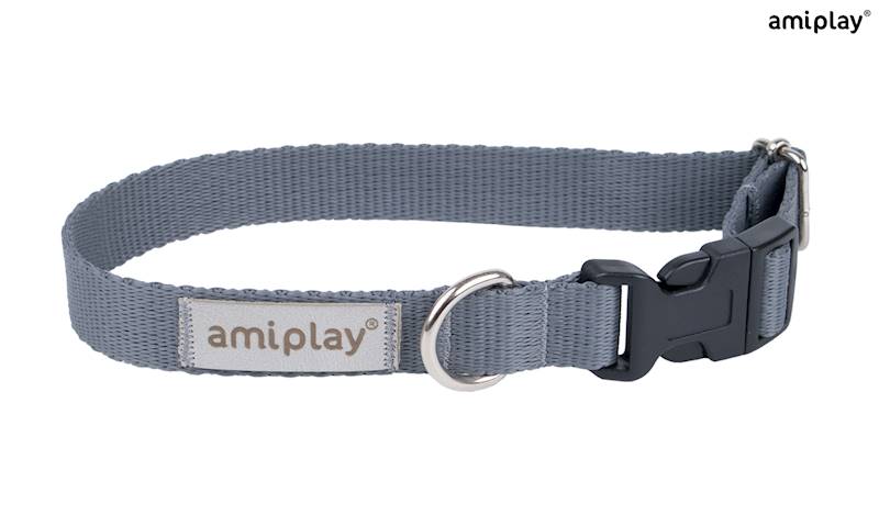 AMIPLAY SAMBA OBROŻA REGULOWANA SZARA S