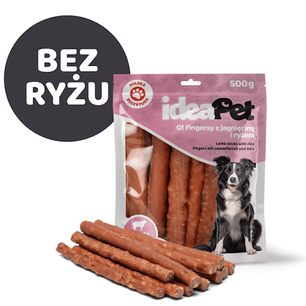 IDEAPET FINGERSY Z JAGNIĘCINĄ 500G
