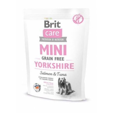 BRIT CARE DOG MINI YORKSHIRE SALMON&TUNA 400G