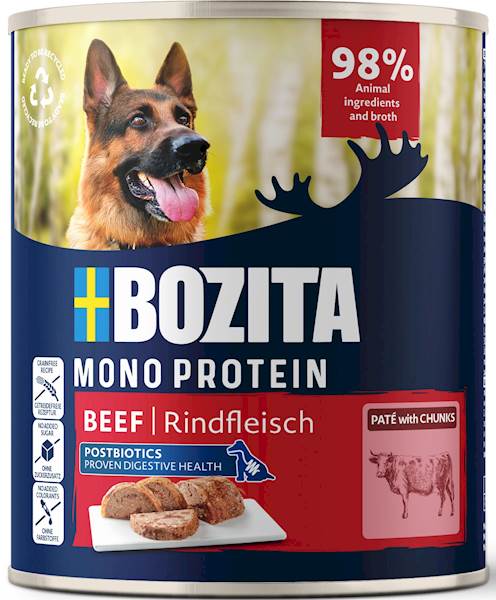BOZITA PIES MONOPROTEIN WOŁOWINA PUSZKA 800G