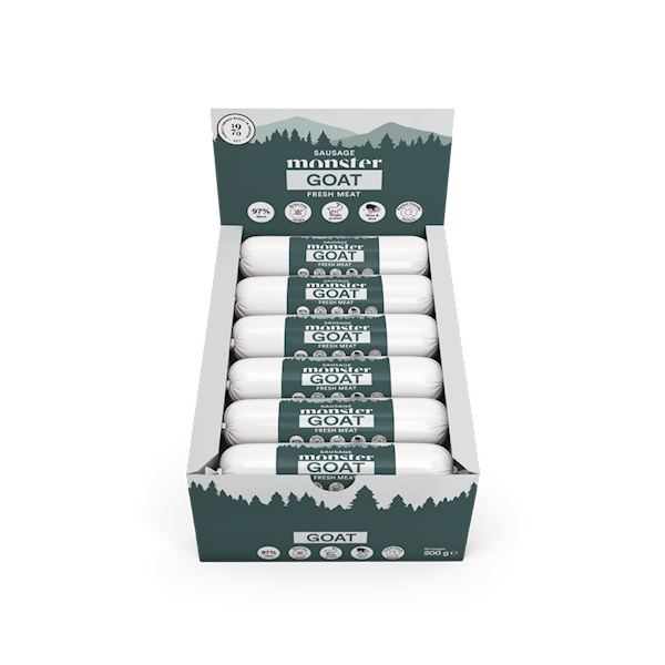 MONSTER DOG SAUSAGE GOAT (KIEŁBASKA Z KOZY) 200G