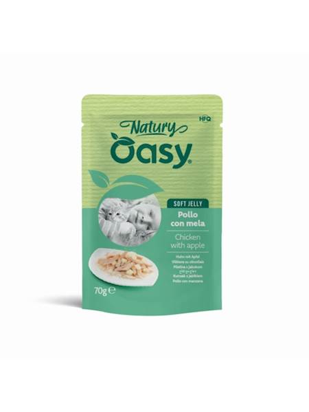 OASY CAT NATURY KURCZAK Z JABŁKIEM (SASZETKA) 70G