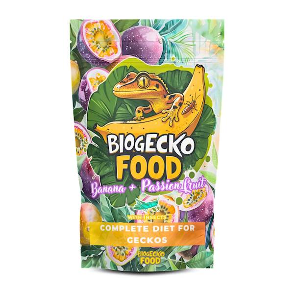 BIOGECKO FOOD BANANA & PASSION FRUIT 100G