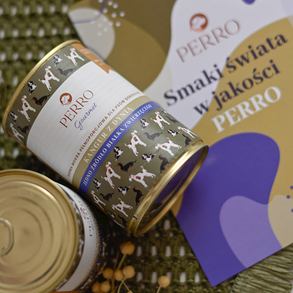 PERRO GOURMET KANGUR Z DYNIĄ 400G