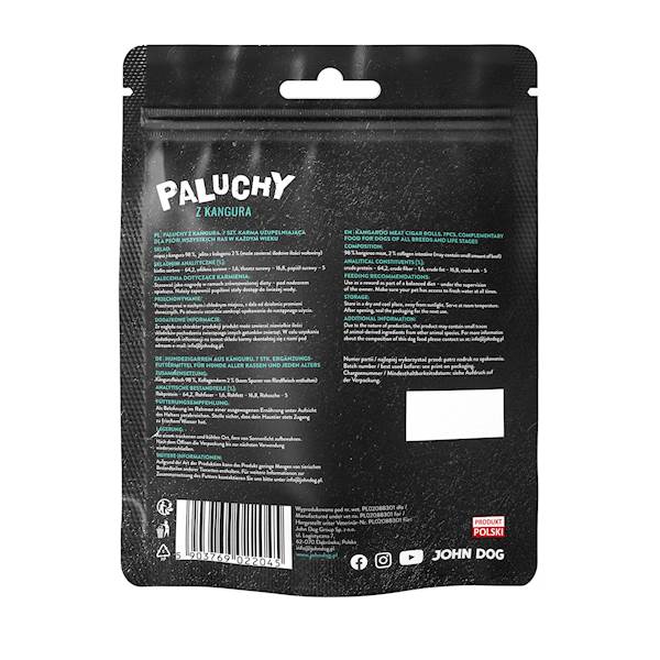 JOHN DOG PALUCHY Z KANGURA 7SZT