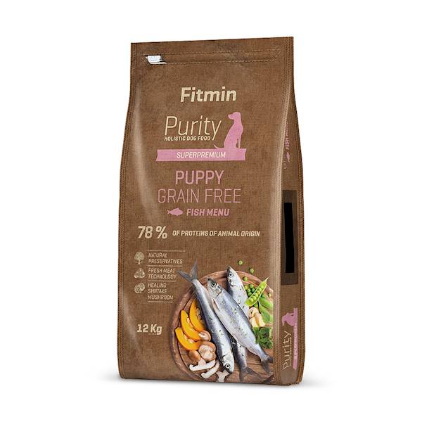 FITMIN DOG PURITY GF PUPPY FISH 12KG