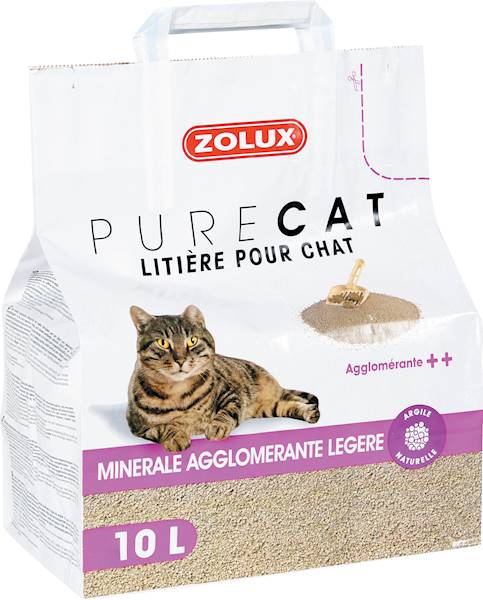 ZOLUX PURECAT ŻWIREK ZBRYLAJĄCY NATURALNY 10L