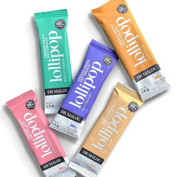 DR MALOU MIĘSNE LIZAKI LIOFILIZOWANE DLA KOTA 15X25G