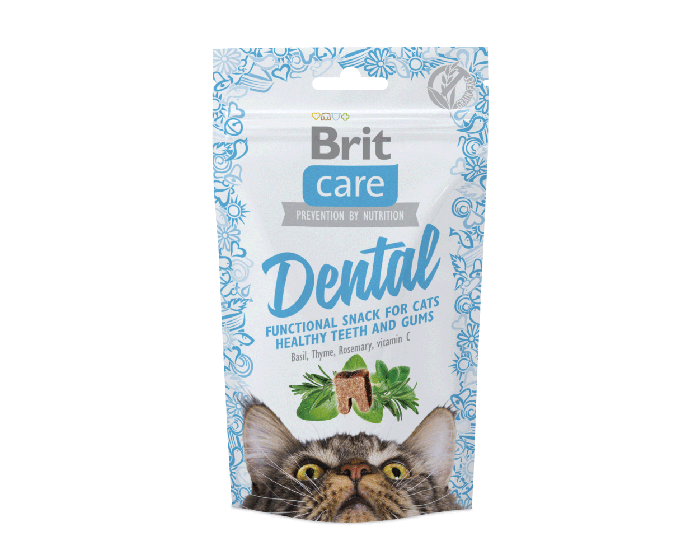 BRIT CARE CAT SNACK DENTAL 50G