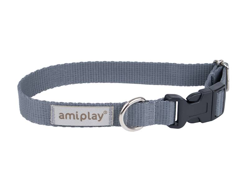 AMIPLAY SAMBA OBROŻA REGULOWANA SZARA L